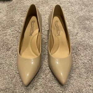 Comfortable Beige 3 inch Heels